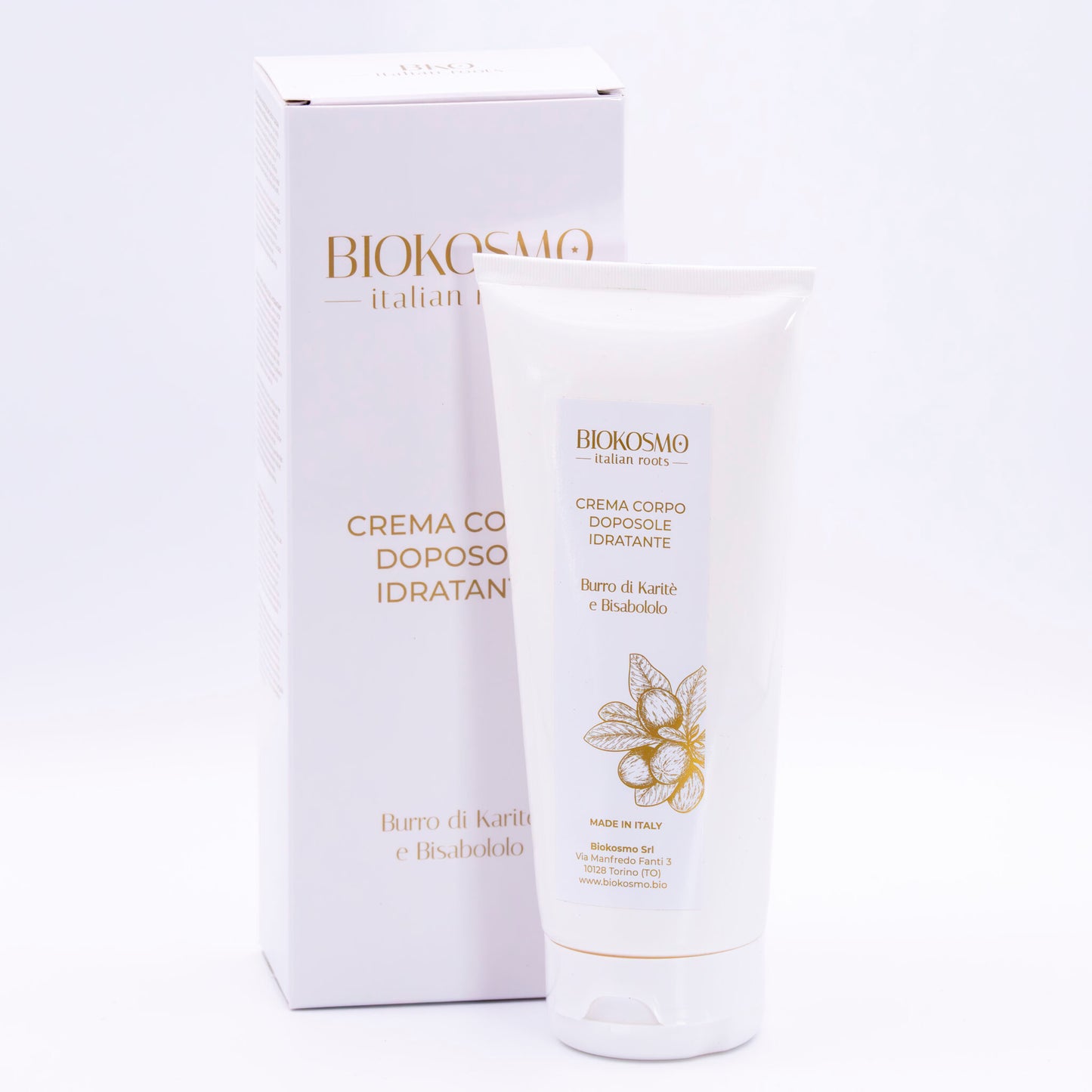 Moisturizing after sun body cream