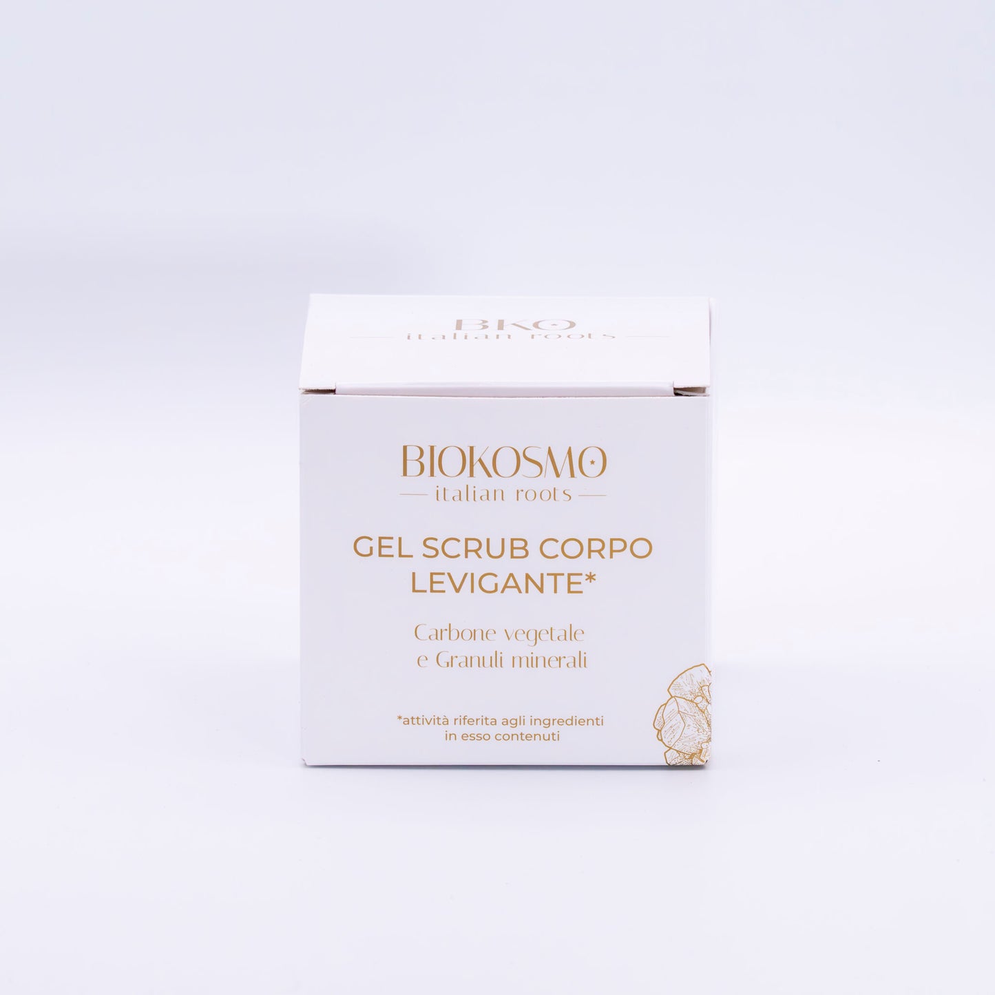 Smoothing body scrub gel