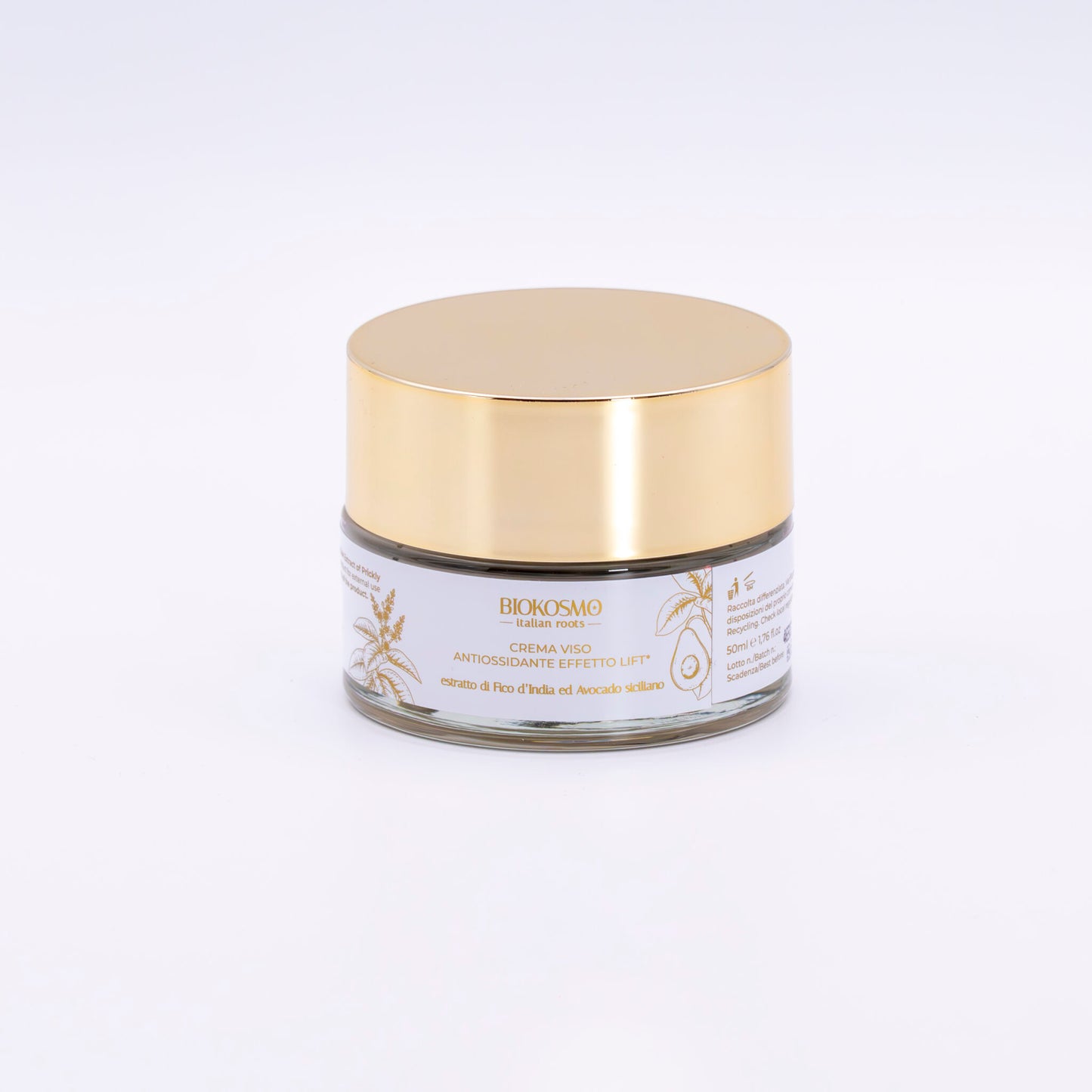 Antioxidant face cream with lifting effect