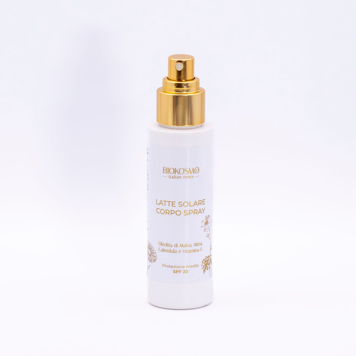 Latte solare corpo spray protezione media SPF 20