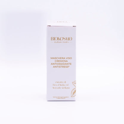 Maschera viso cremosa antiossidante antistress