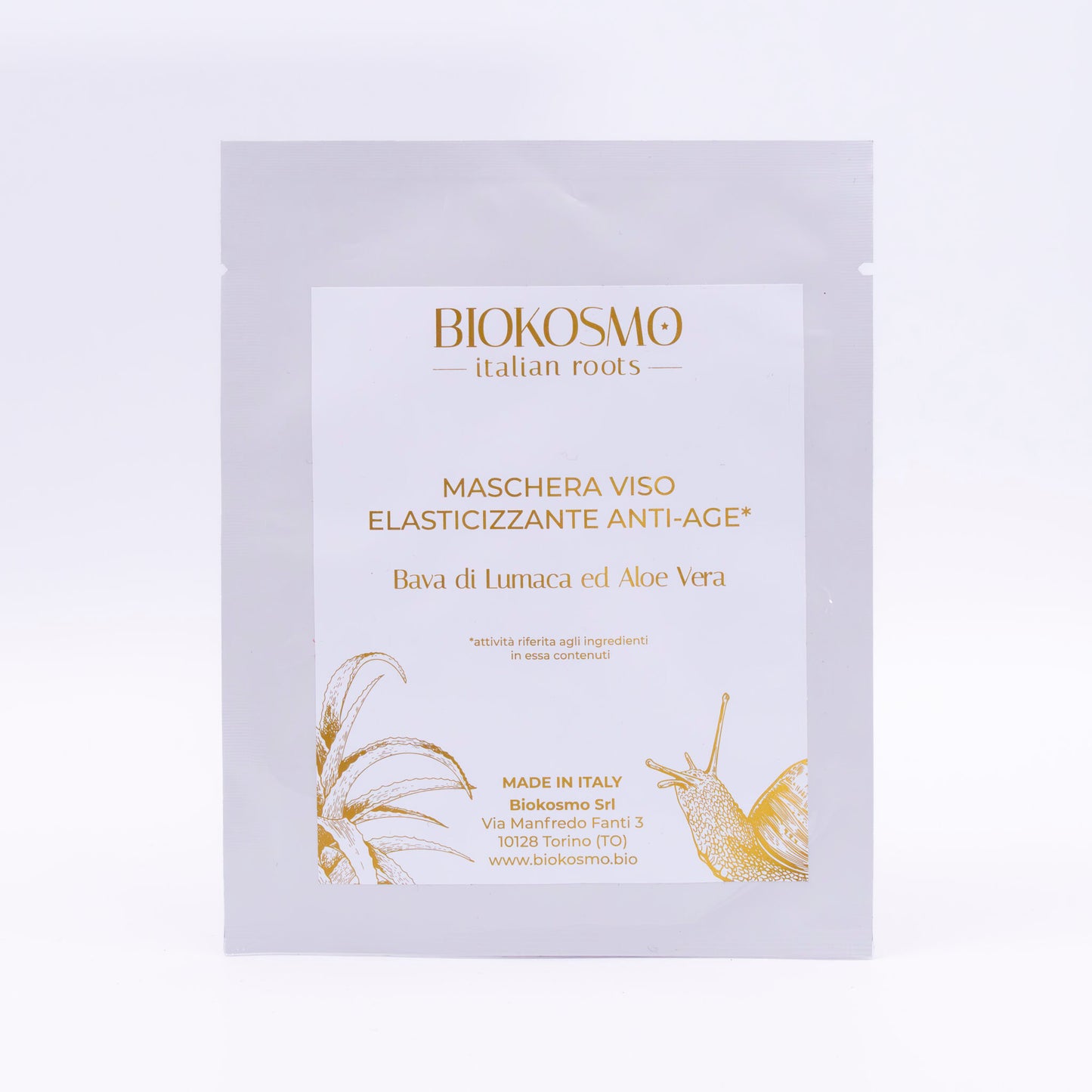 Maschera viso elasticizzante anti-age