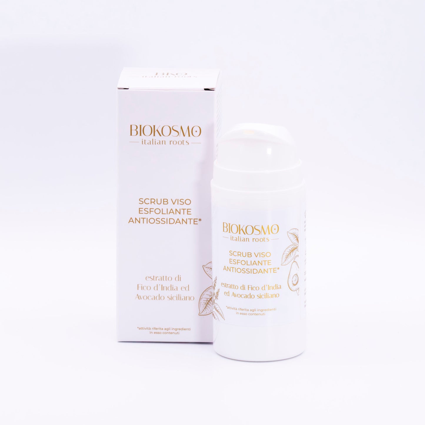 Scrub viso esfoliante antiossidante