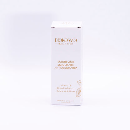 Scrub viso esfoliante antiossidante