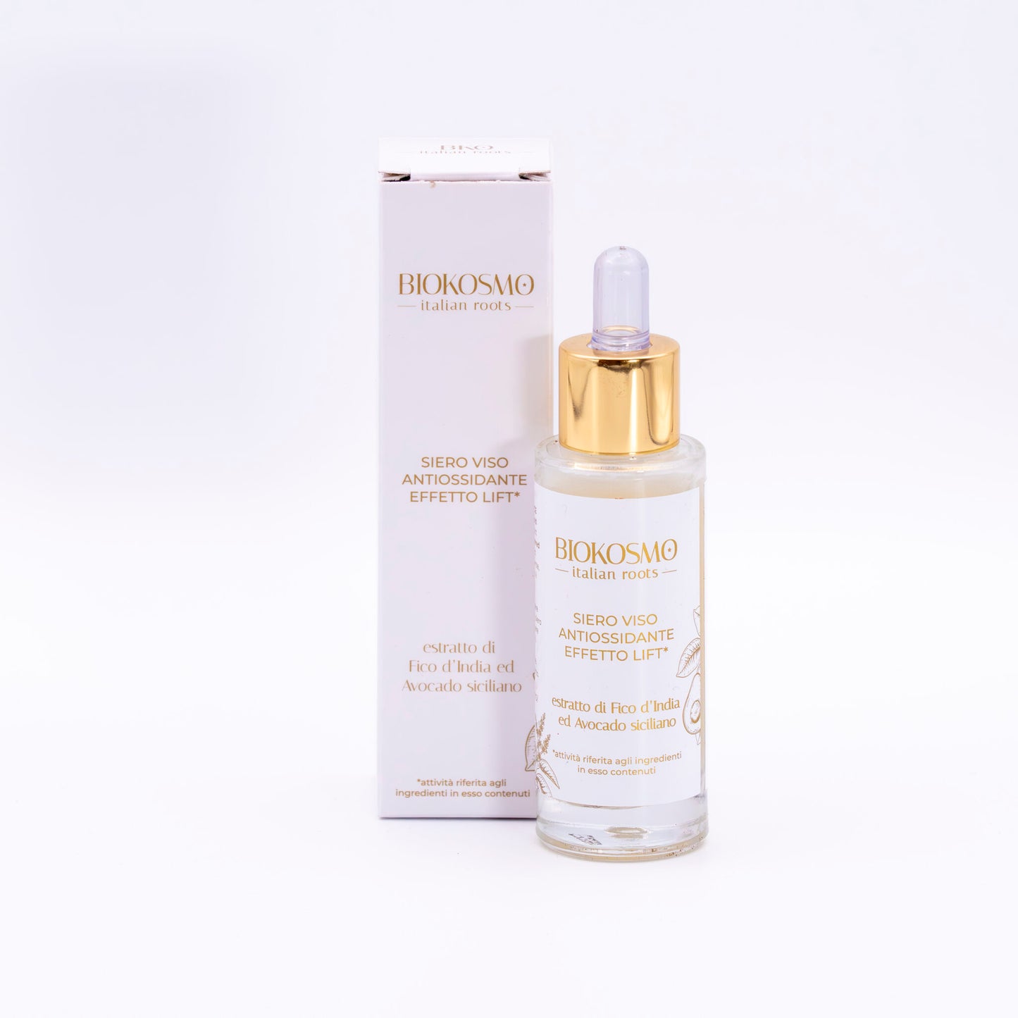 Antioxidant face serum with lifting effect